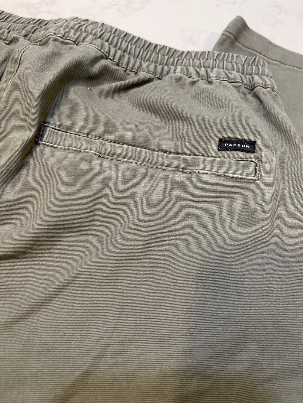 NWT PacSun Olive Green Cargo Slim Boot with Drawstring Size Small - Picture 6 of 8